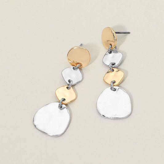 Abstract Link Drop Earrings