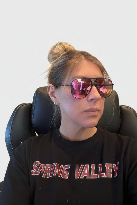 Hot Pink DAX Brooks Aviator Sunglasses in Hot Pink – polarized tangle-free sunglasses by 2 Generations Boutique

