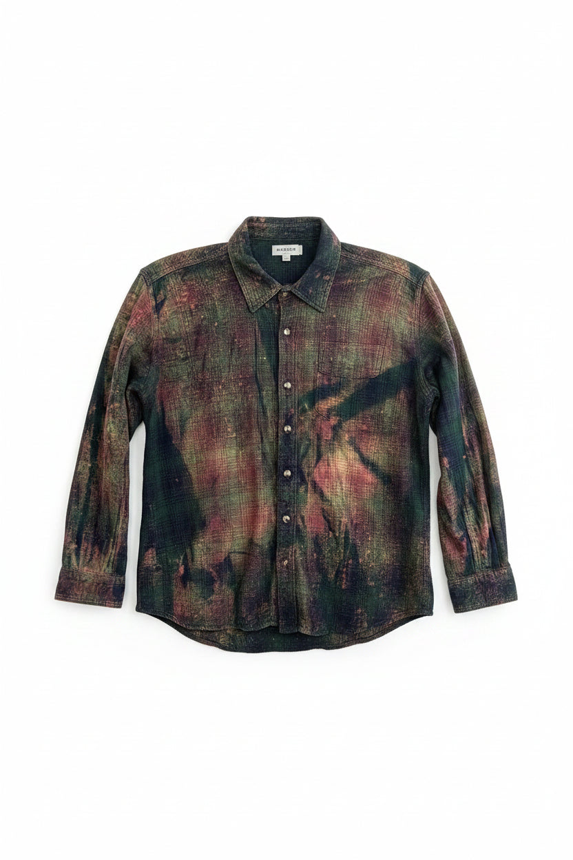 "Bleached Vintage Flannel Shirt | 2 Generations Boutique"