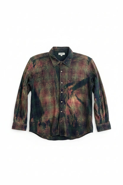 "Bleached Vintage Flannel Shirt | 2 Generations Boutique"