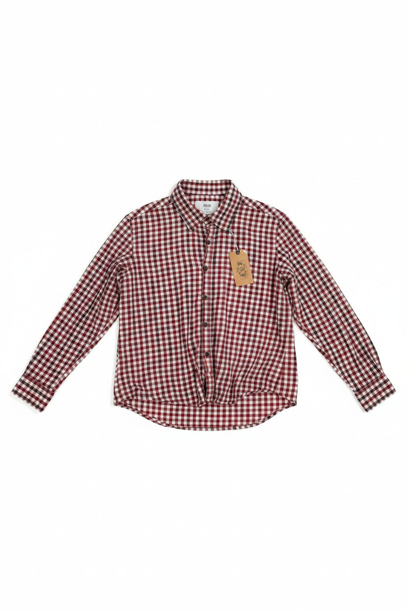 "Bleached Vintage Flannel Shirt | 2 Generations Boutique"