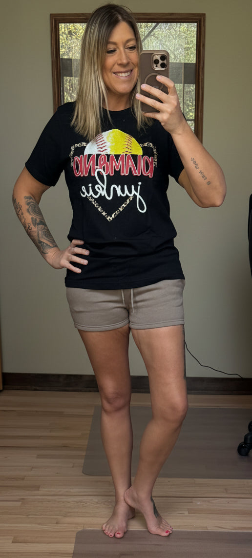 Diamond Junkie Baseball & Softball Tee | 2 Generations Boutique