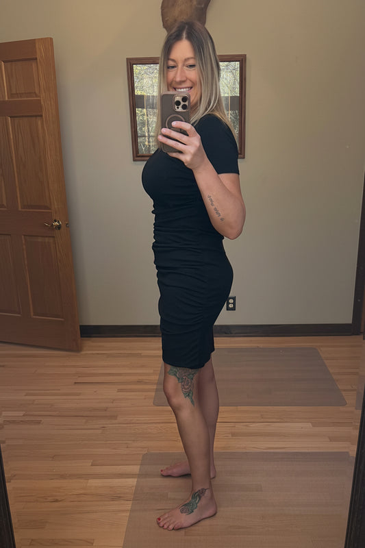 Ampersand Avenue Better Than Basic Dress – Raven