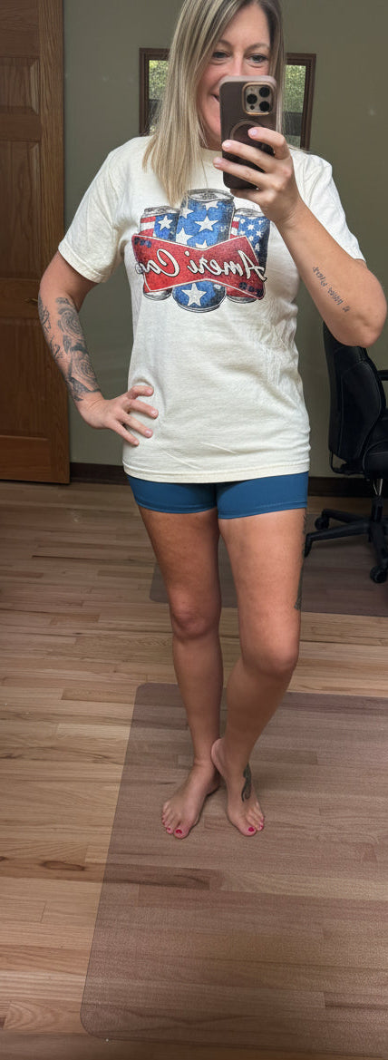 Ameri-Can Graphic Tee in Ivory | 2 Generations Boutique