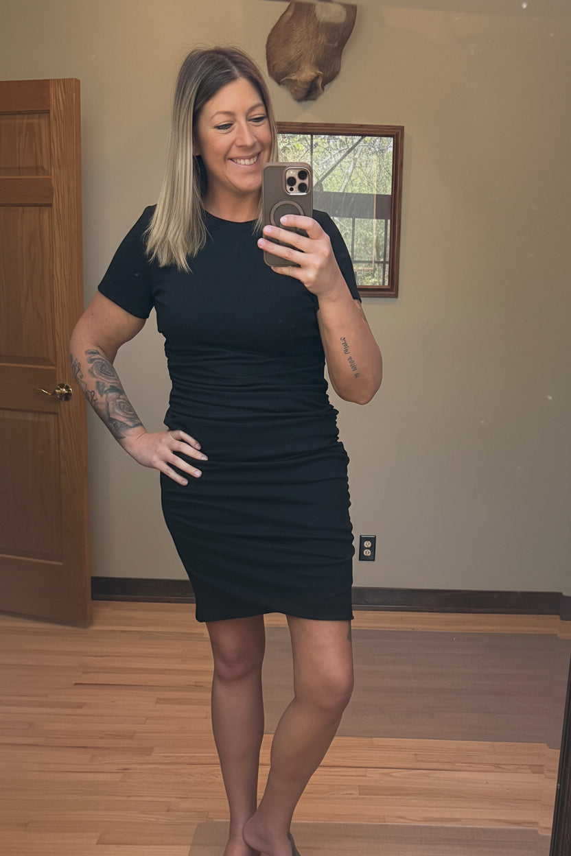 Better Than Basic Dress in Raven | 2 Generations Boutique