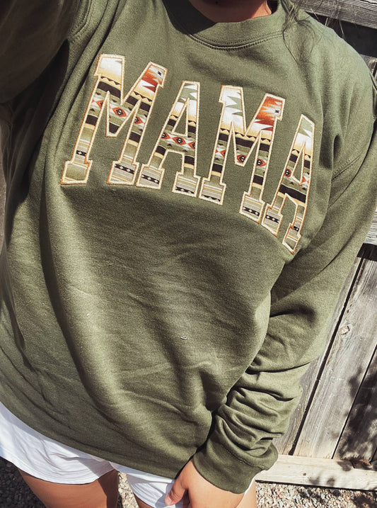 Buckin Barn - Mama embroidered sweatshirt