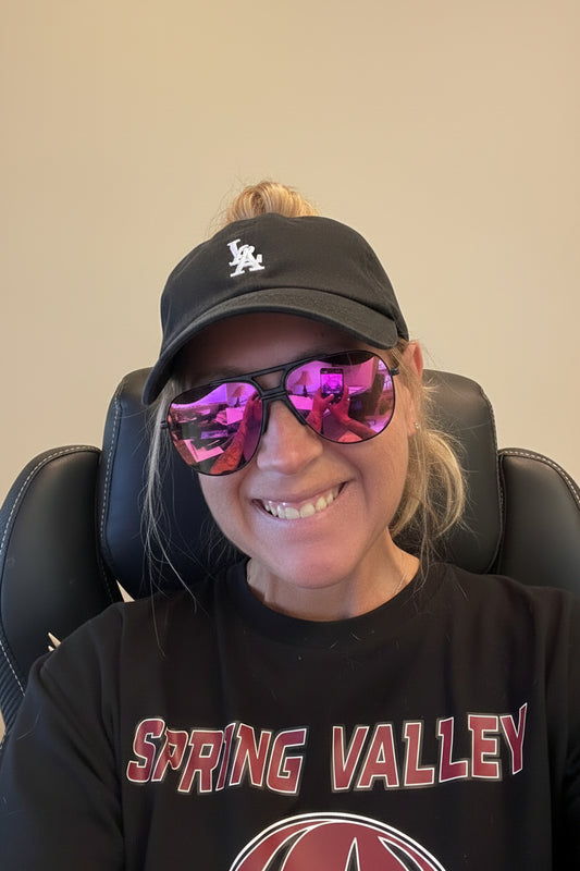 Hot Pink DAX Brooks Aviator Sunglasses in Hot Pink – polarized tangle-free sunglasses by 2 Generations Boutique

